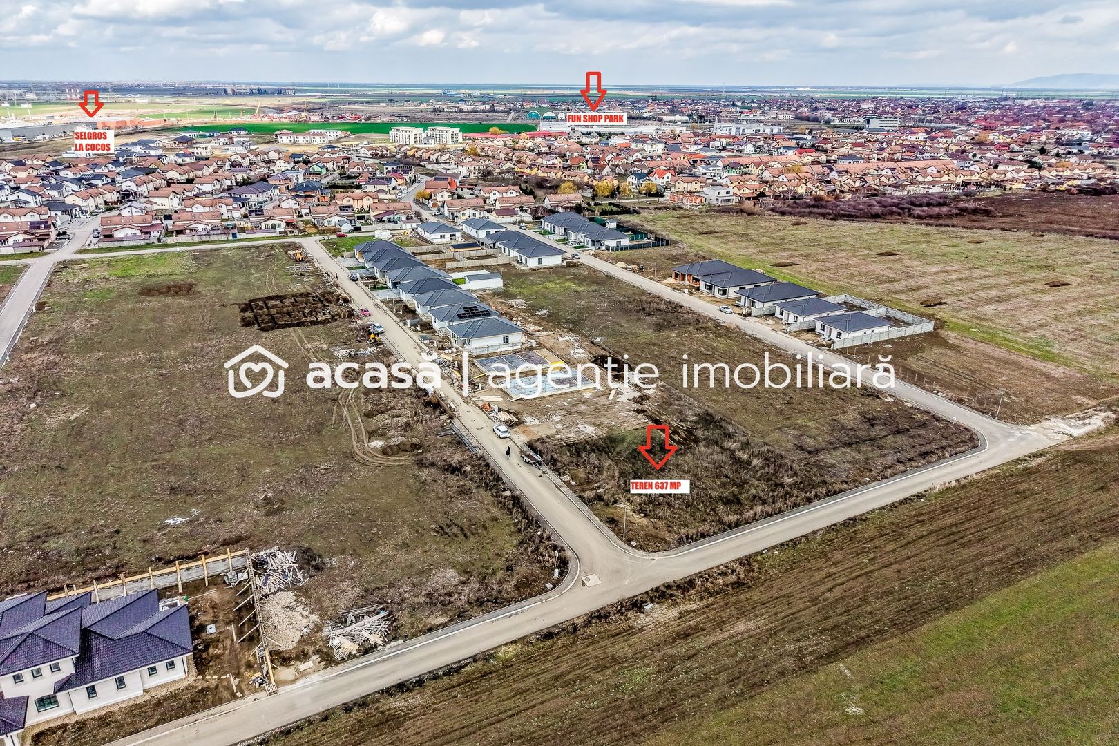 VÂNDUT - Teren 637 mp | 2 fronturi stradale | Cartier Via Carmina - Poză 3