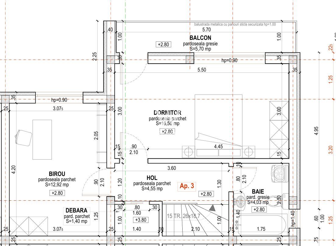 Casa in Arhitectilor la doar 172 000euro. Sibiu - Schiță 10