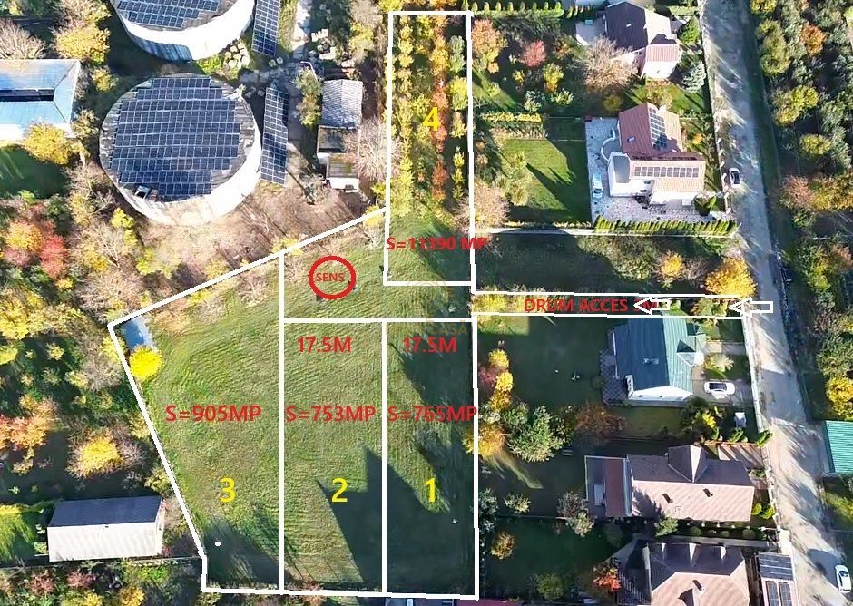 De Vanzare Parcele de Teren Intravilan -Strada Platanului/Careiului SM - Poză 1