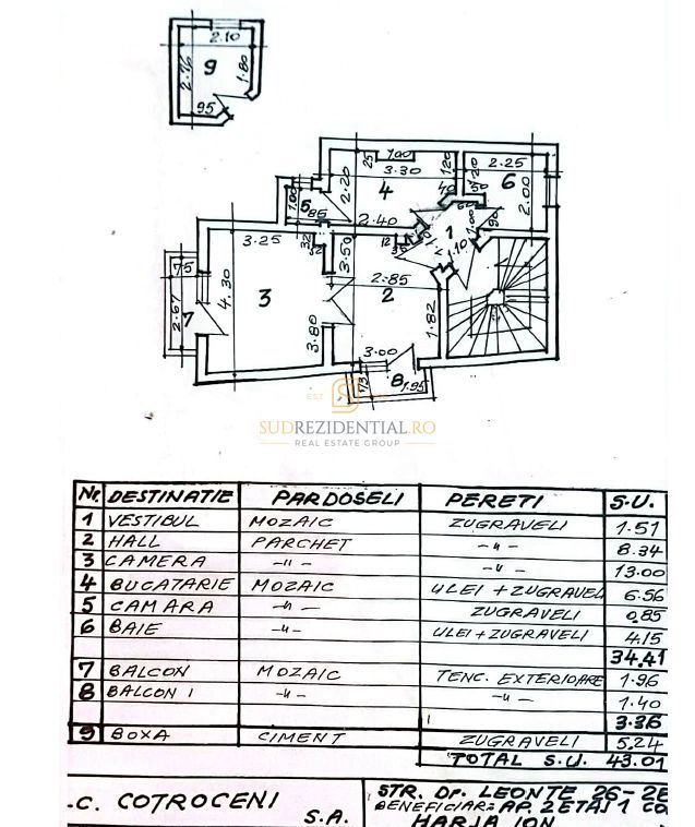 Vila individuala in zona Cotroceni-Parc Izvor, Sector 5 - Schiță 7