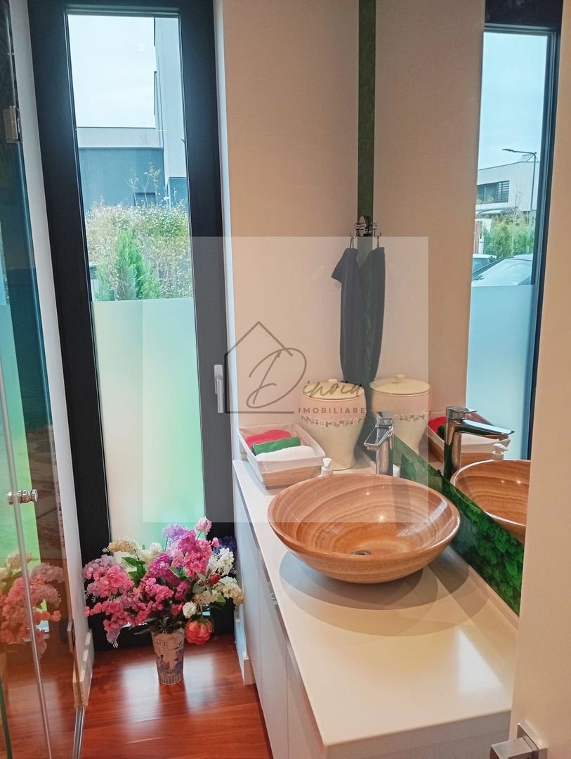 Vila pasiva (verde) de lux 4 camere Complex Amber Gardens Tunari - Poză 16