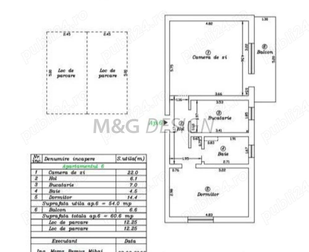 Apartament nou 2 camere  Dumbravita etaj 1 - Schiță 12