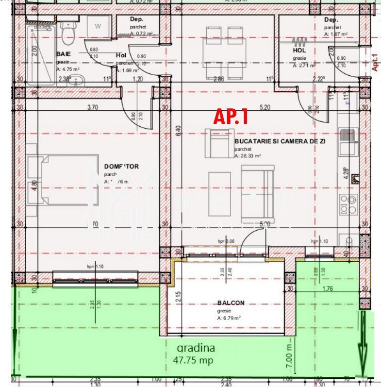 Apartament 2 camere | Semidecomandat | Zona Brana - Poză 1