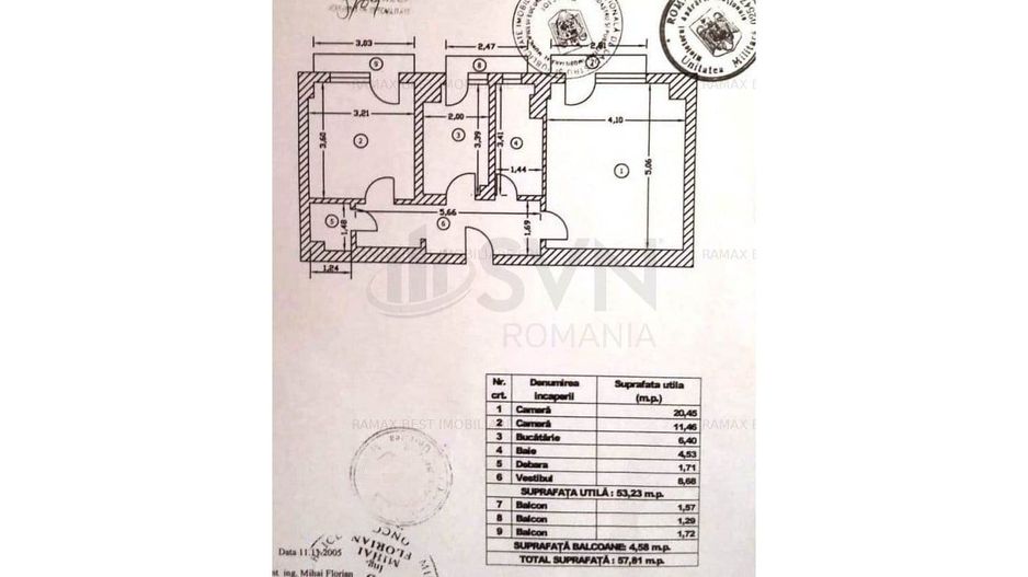 REA1023850 Apartament 2 camere cu 3 balcoane pe Bulevardul Decebal - Poză 8