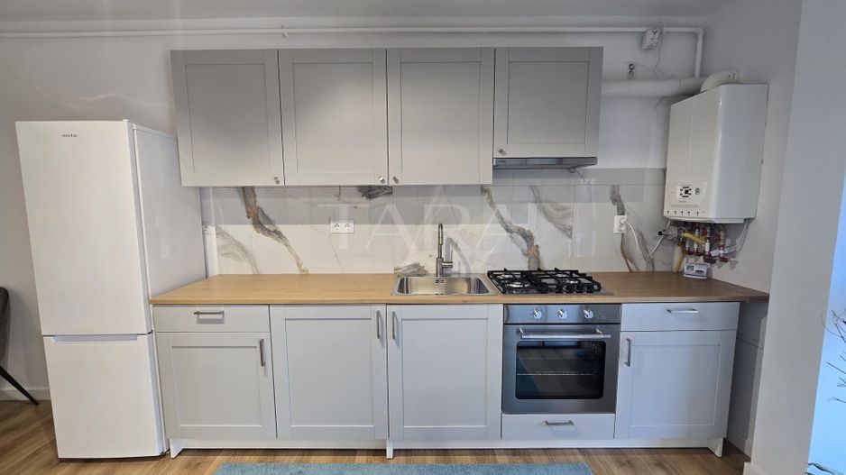 Apartament ultrafinisat cu 2 camere, zona centrala in Floresti. - Poză 4