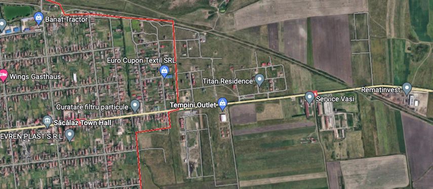 Teren in Sacalaz pretabil pentru duplex - Poză 1