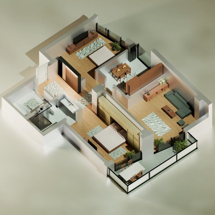 Exclusiv - Tomis Nord /Perpetum Residence III -  Apartamente cu 2 și 3 camere, confortul la care ai visat! - Poză 16