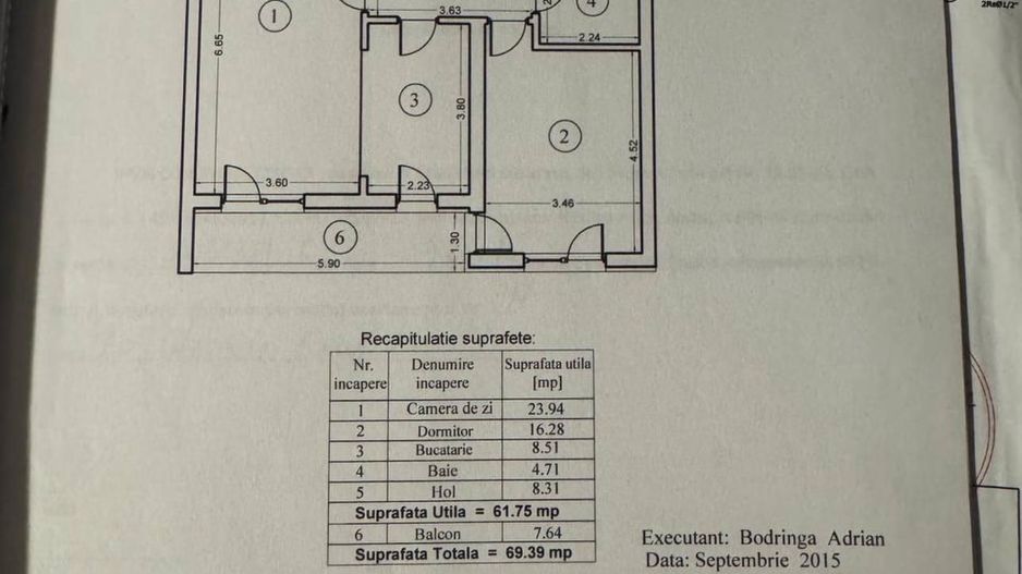2 Camere 69m Parcare 5Min Metrou P. Poenaru 20 Th Politehnica Crangasi - Poză 16