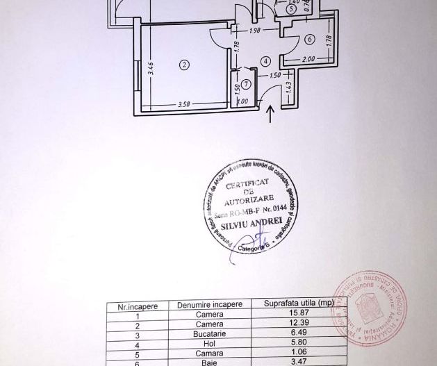 Apartament 2 camere - renovat de la 0 I Drumul Taberei - Schiță 7