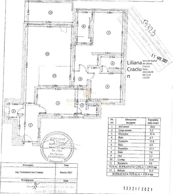 Resedinta de Lux Rococo, 4 camere, Panorama Superba catre Mare - Poză 19