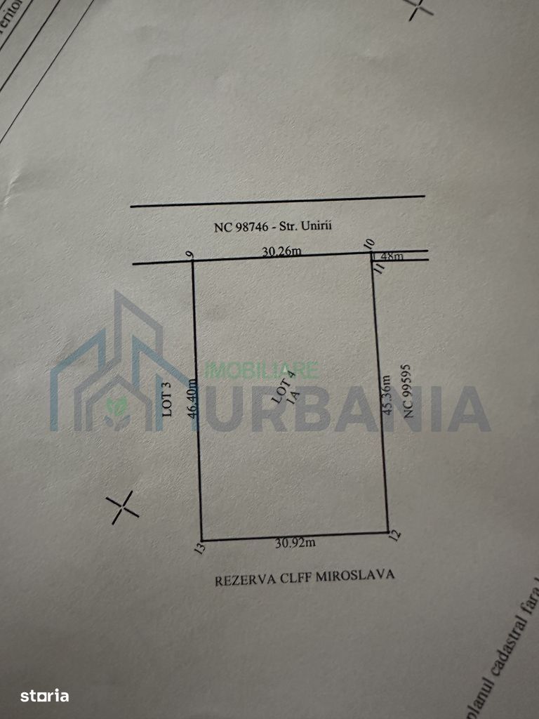 Teren, 1 426 m², - Poză 1
