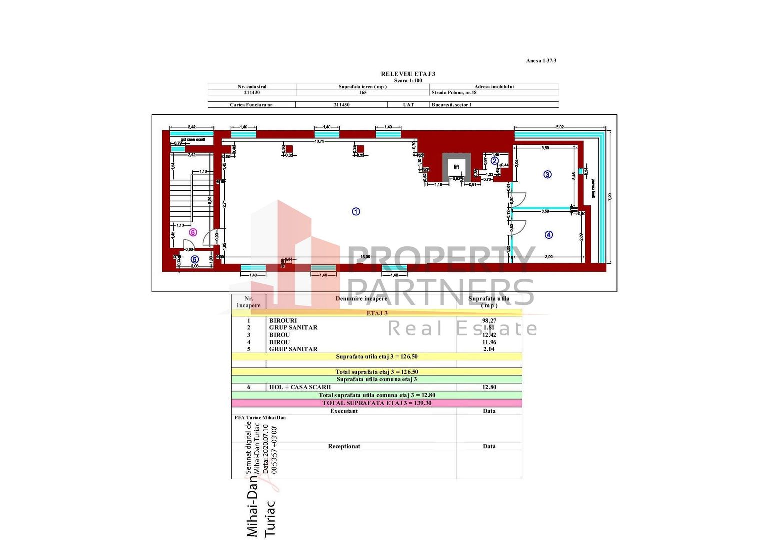 Cladire de birouri  Str. Polona - Str. Mihai Eminescu - Schiță 10