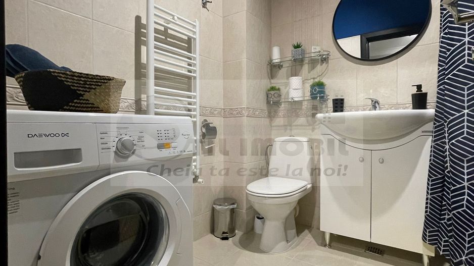 Apartament 1 camera, decomandat, Bucium, bloc 2013 mobilat modern - Poză 15