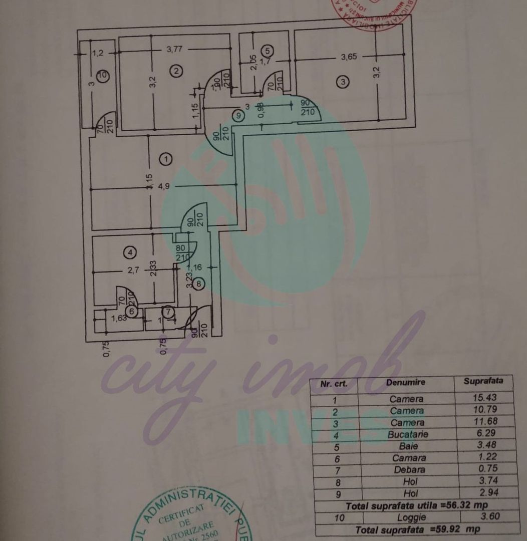 Apartament cu 3 camere la Metrou Timpuri Noi - Poză 2