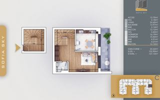 Duplex 3 camere cu 3 Bai-Bucatarie Inchisa-Titan Sector 3 - Poză 2