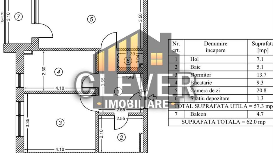 Apartament 2 camere Finalizat  Pallady Metrou Teclu Promo parcare - Poză 5