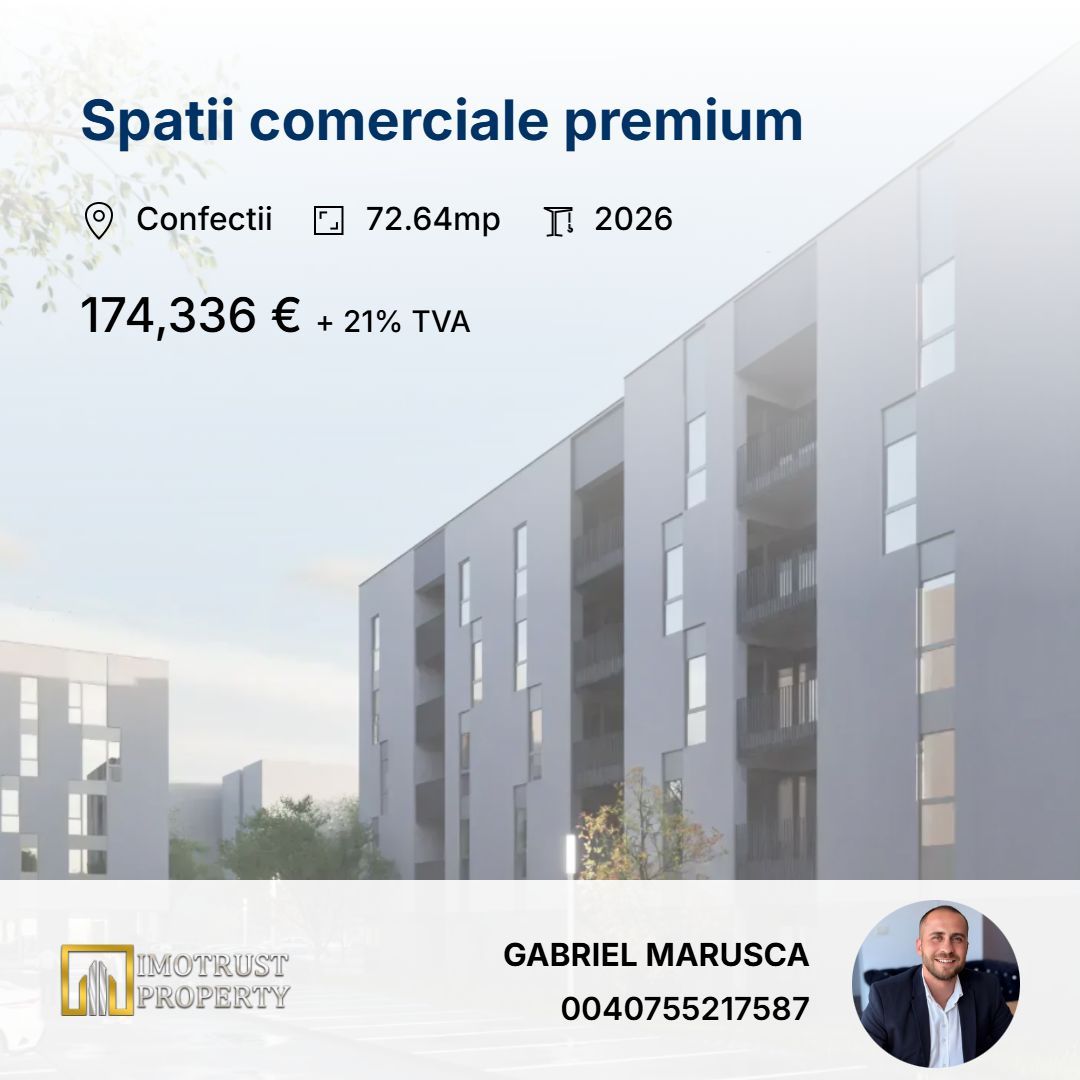Spatiu comercial de vanzare, Arad Confectii - Poză 1