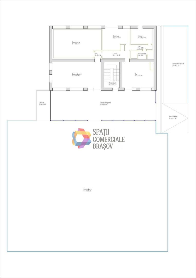 Spatiu comercial de inchiriat Brasov zona Coresi - Poză 14