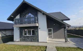Casă nouă, 5 camere, clasa A, vedere lac, 500 mp teren, Ciurbești, Miroslava - Poză 1