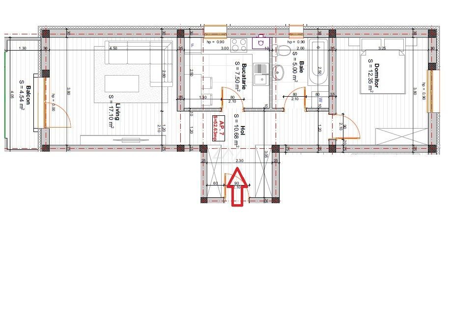 Decomandat. Etaj 1. Loc de parcare. - Poză 8