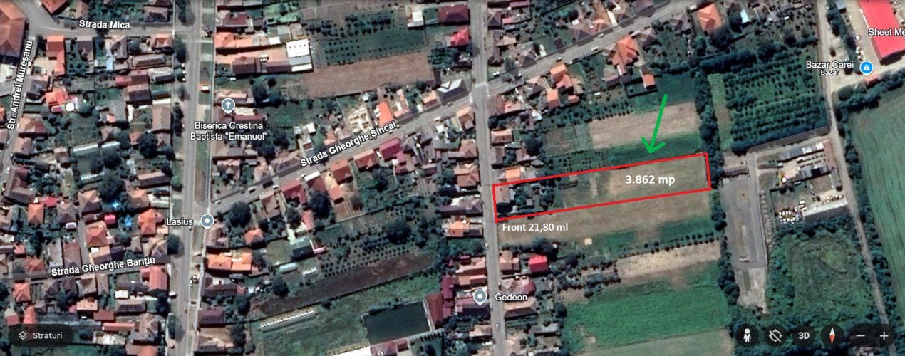 Casă 4 camere, Teren 3.862 mp Str. Traian Nr.99 - Carei - Comision 0% cumpărător - Poză 12