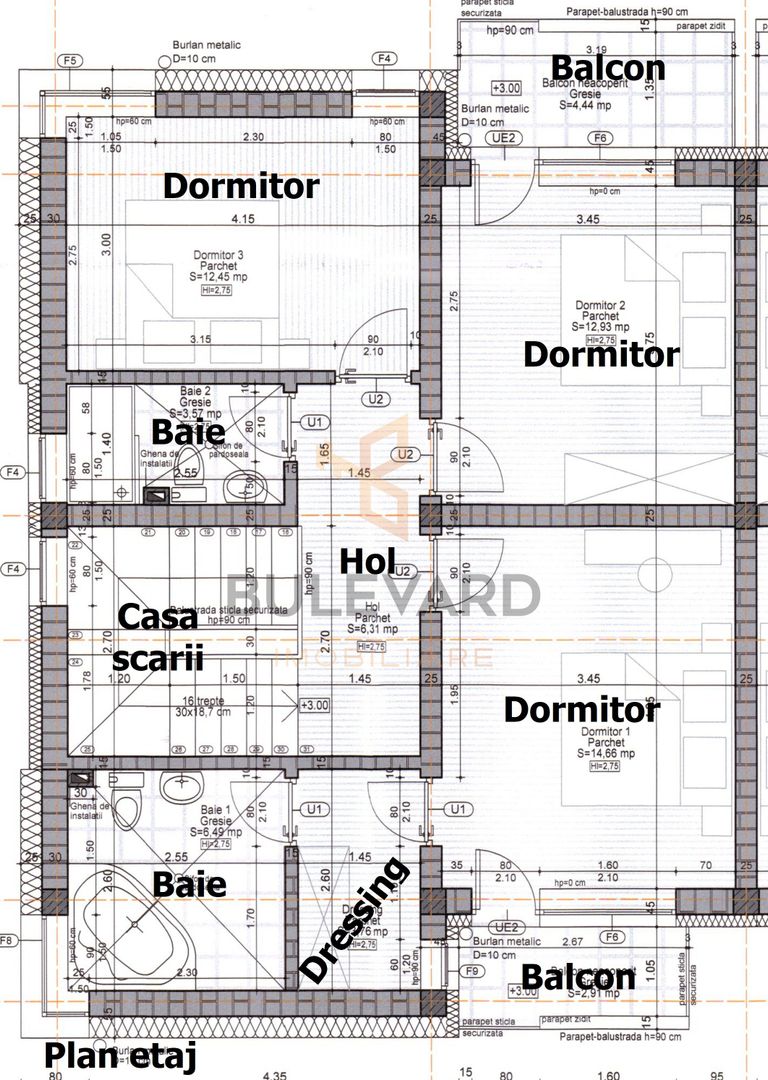 Casa tip duplex in zona Vivo Mall,  str Razoare Floresti - Schiță 8