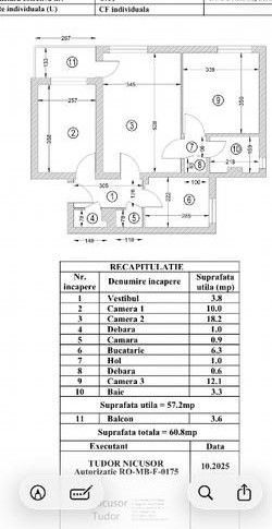 Vanzare 3 camere, 2 bai, etaj 2/4, Titan- Minis - Poză 10