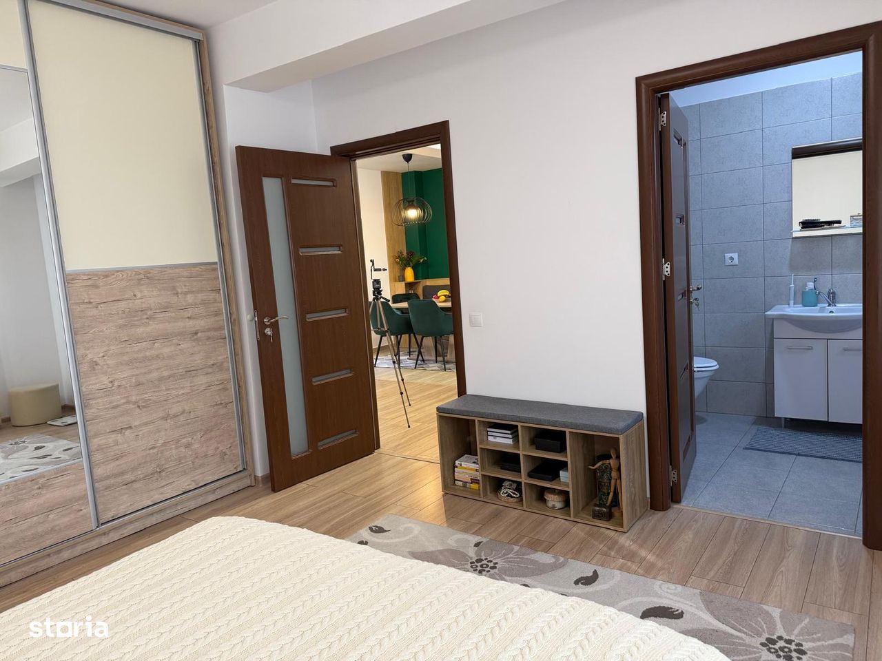 Apartament 3 camere 110mp mobilat/utilat metrou Crangasi 900m - Poză 11