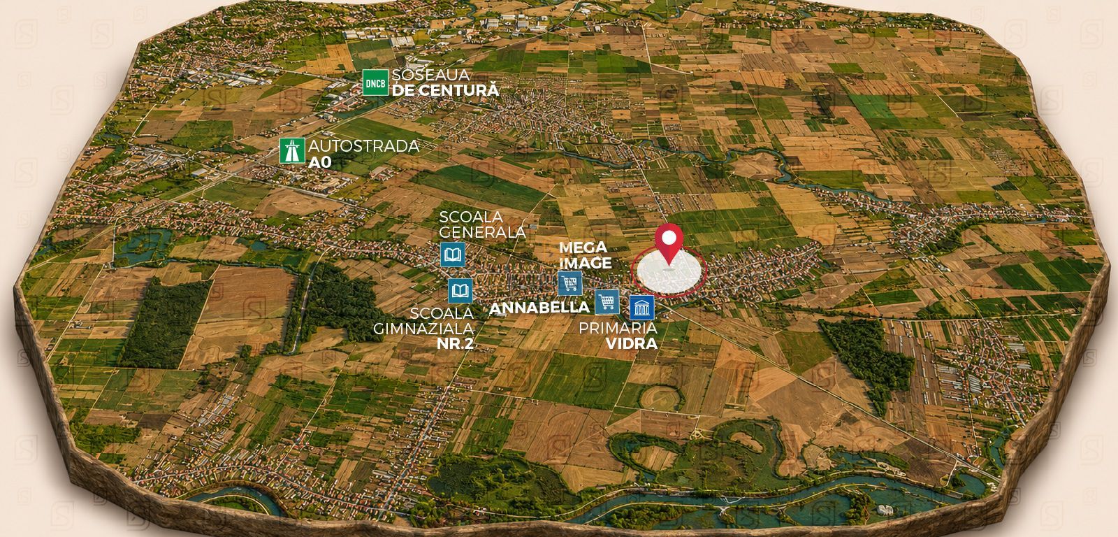 Teren intravilan de vânzare – 1.562 mp | Strada Câmpului, Comuna Vidra - Poză 4