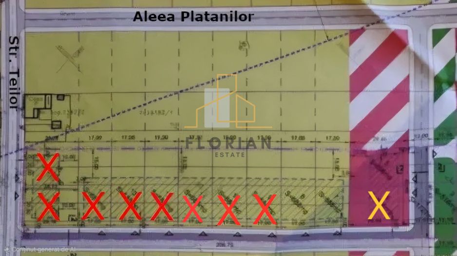 Teren Intravilan Construibil Giarmata-Vii  -str. Teilor-688 mp - Poză 5
