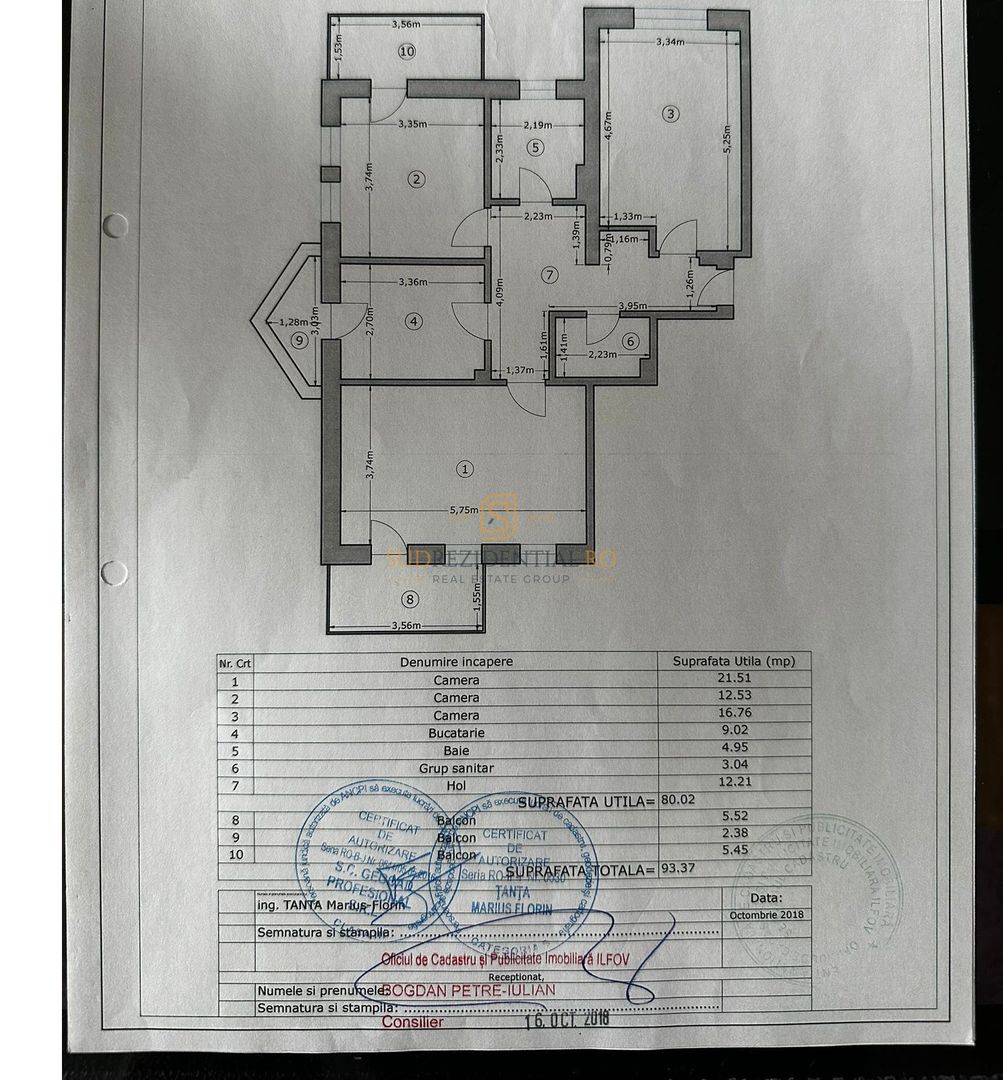 Apartament 3 camere, complet echipat, Apollo Residence, acces metrou - Schiță 17