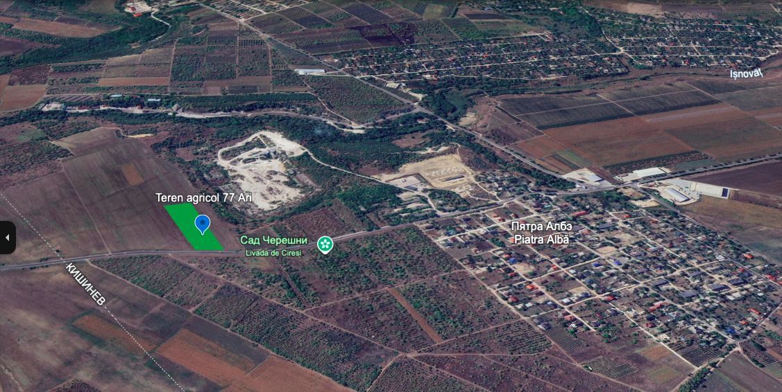 Teren agricol 77 ari, amplasat r-nul Ialoveni la traseul L 458 Piatra Albă-Brăila - Poză 4