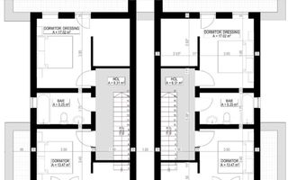 Duplex modern P+1, 110mp utili cu un teren de 310mp - Poză 3