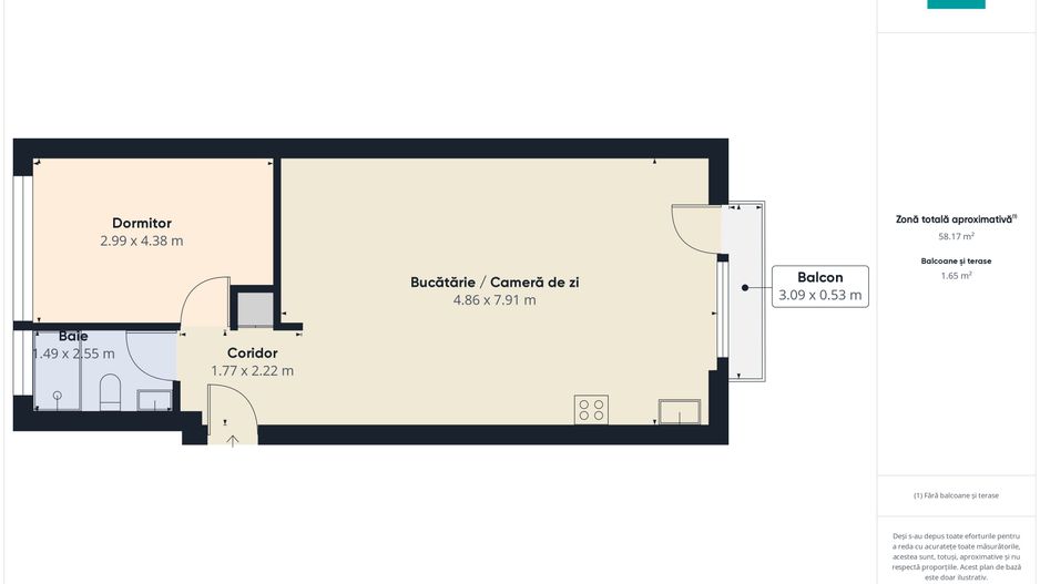 Apartament cu doua camere, Catted Family - Poză 7