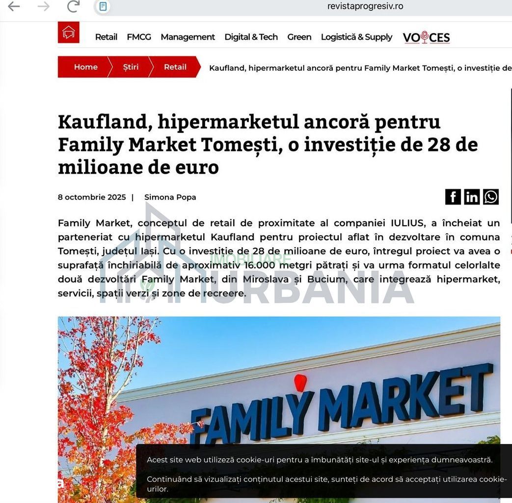 Teren intravilan de vânzare în Tomesti – Strada Văzduh nr. 1 - Poză 4