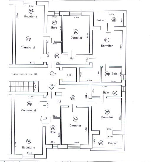 Apartament cu 6 camere si 4 locuri de parcare - Kaufland - Poză 2
