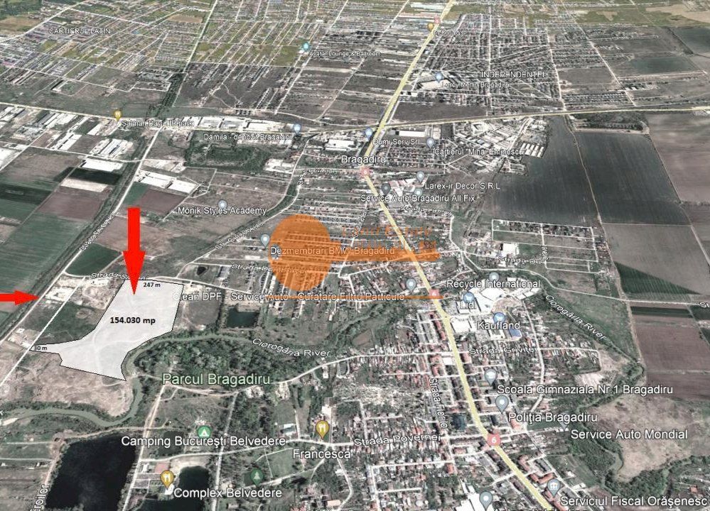 Teren intravilan in zona  Clinceni - Parcul Bragadiru, 35000 mp. - Poză 2