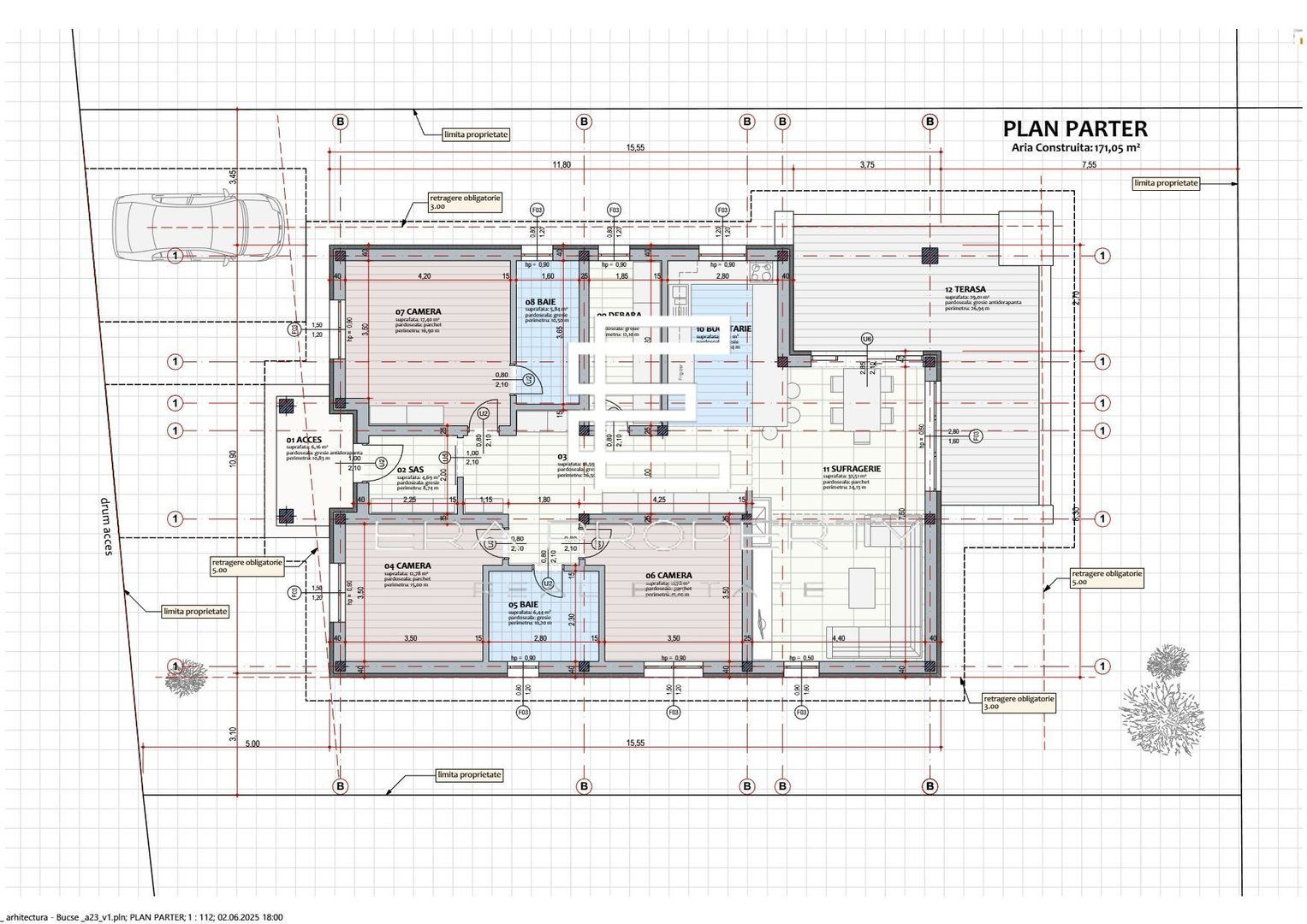 Casă individuală 4 camere, 130 mp utili, teren 500 mp, Cisnădie - Schiță 11