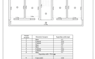 Pensiune la cheie Costinesti | 1022mp | Autorizata ISU | Centrala Gaz - Schiță 35