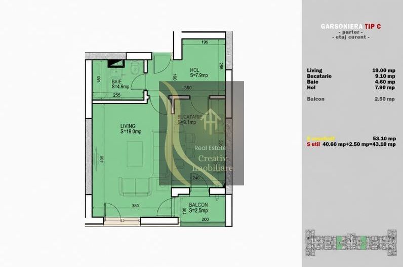 Studio 20th Residence, vedere Lacul Morii, etaj 10/11, renovat - Poză 4