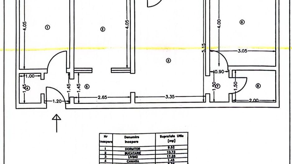 Apartament cu 3 camere, mobilat si utilat, VASLUI zona CENTRU-BUIUM; - Poză 11