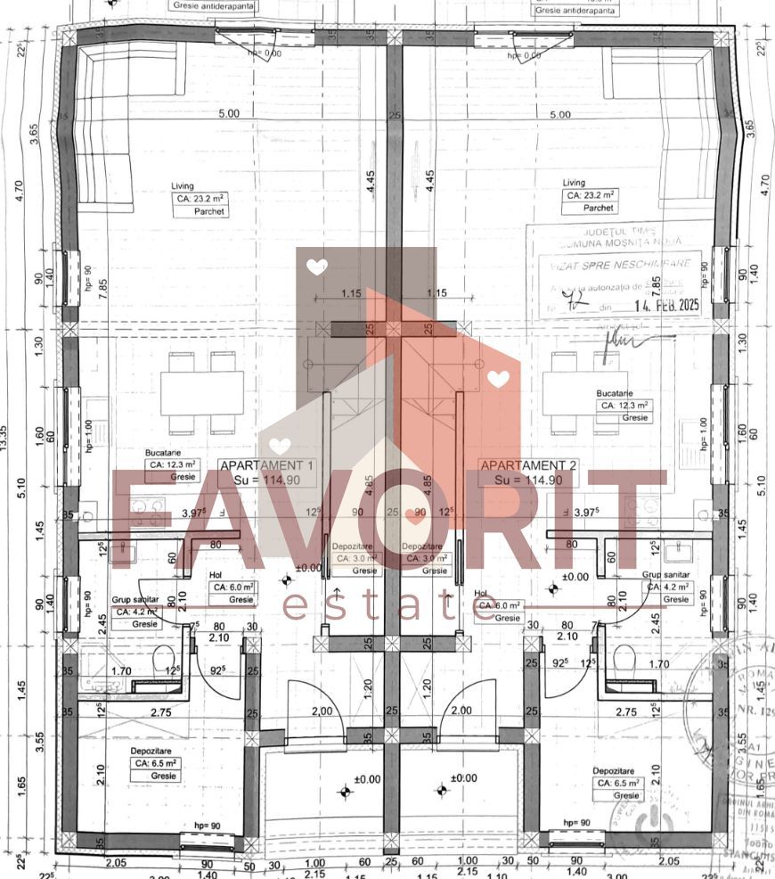 Duplex in Mosnita Noua | Finisaje la alegere | Langa Mcity | La Asfalt - Schiță 4