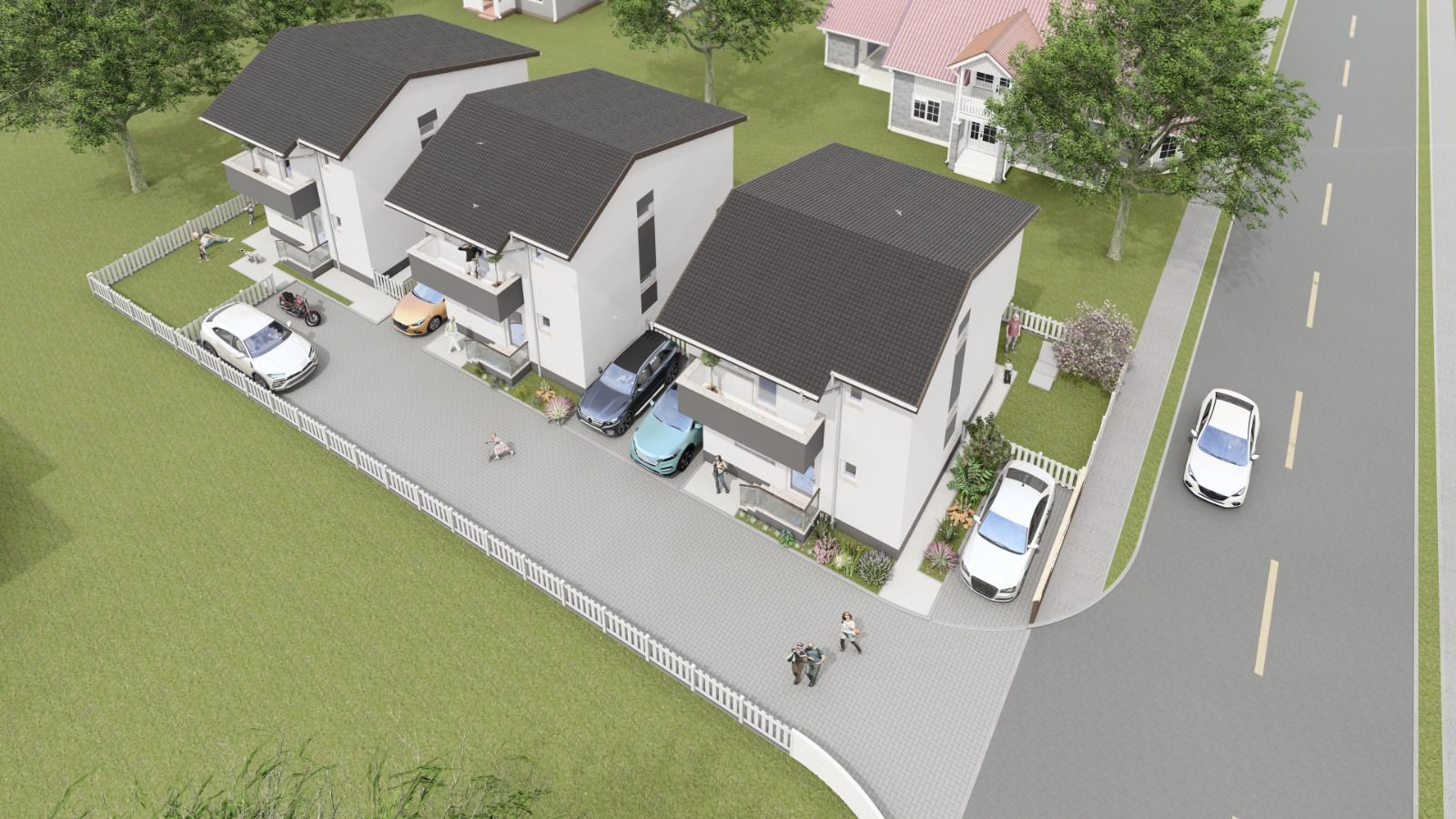 vila ind.+2parcari/112mp utili/115mp curte libera-Leordeni/Spl. Unirii - Poză 5