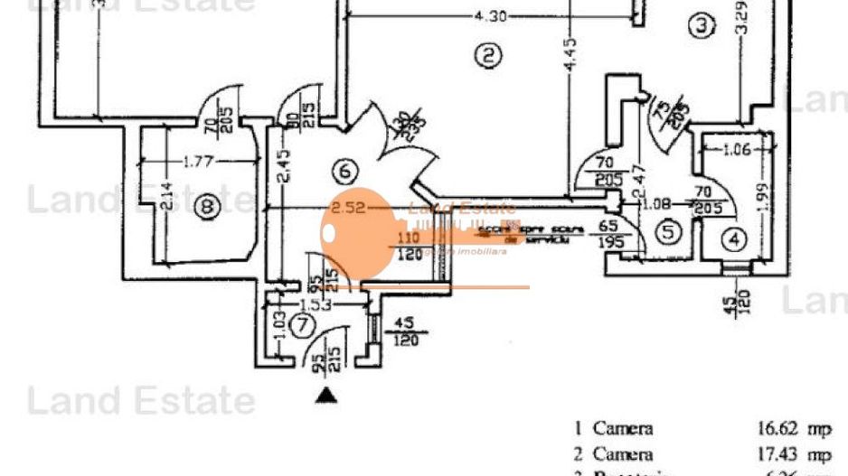 2 camere cu centrala Calea Dorobanti - Poză 1