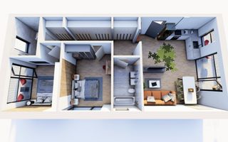 Apartament 3 camere  , 88,7 mp utili , Etaj 1 - Poză 5