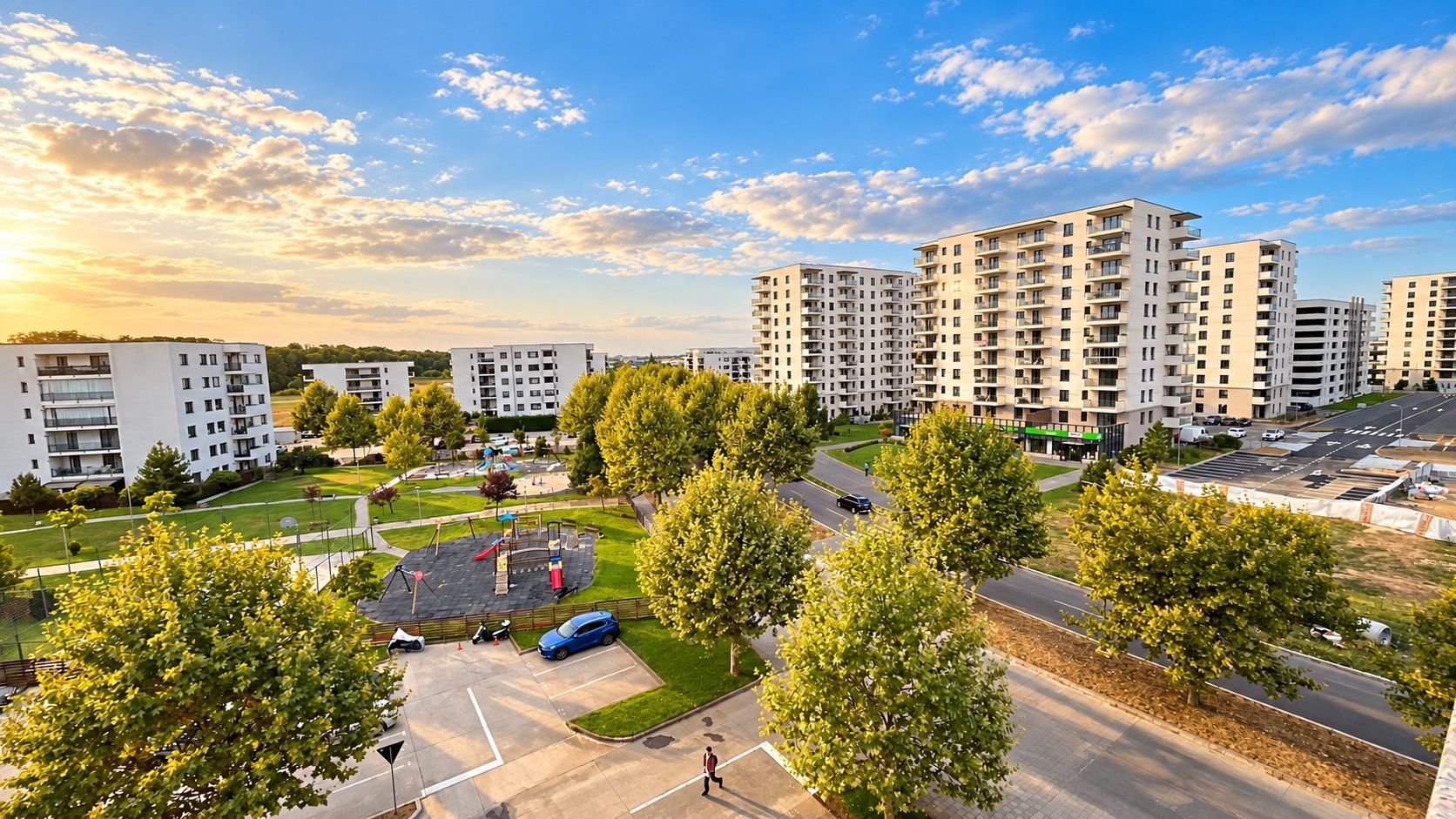 Apartament 2 camere cu vedere spre parc și loc de parcare inclus Greenfield Băneasa - Poză 1