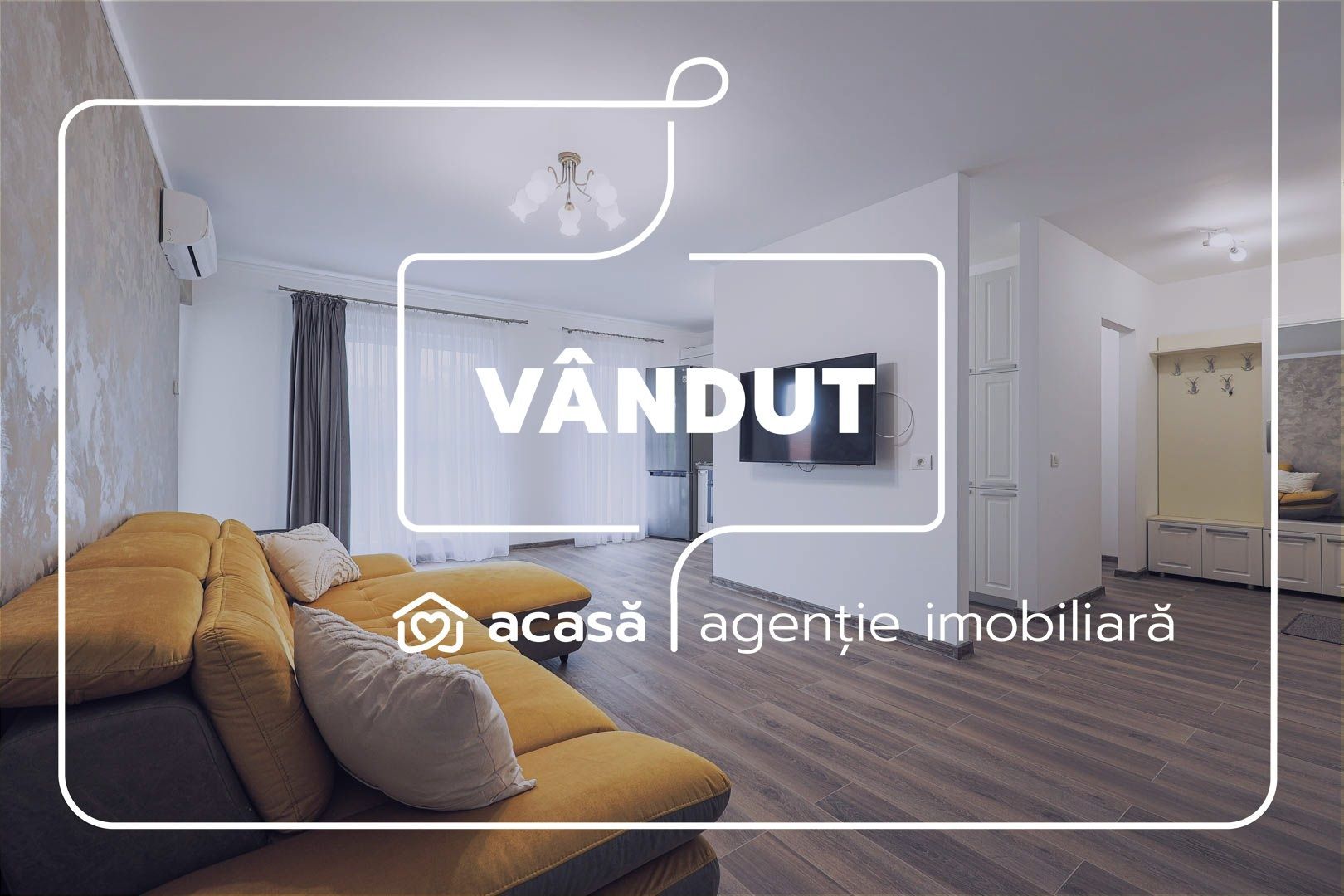 VÂNDUT! Apartament  modern și luminos într-un bloc nou din 2022 - Poză 1