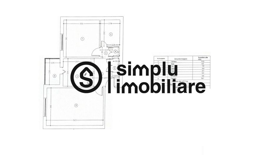 Apartament 2 camere Lapus - Schiță 8