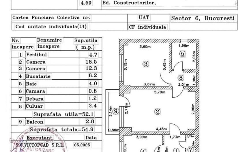 De vanzare apartament 2 camere Crangasi - Poză 13
