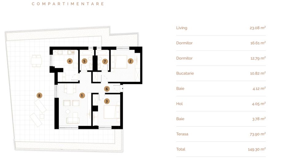 APARTAMENT 3 CAMERE PREMIUM | UNIRII | BLOC NOU - Poză 20
